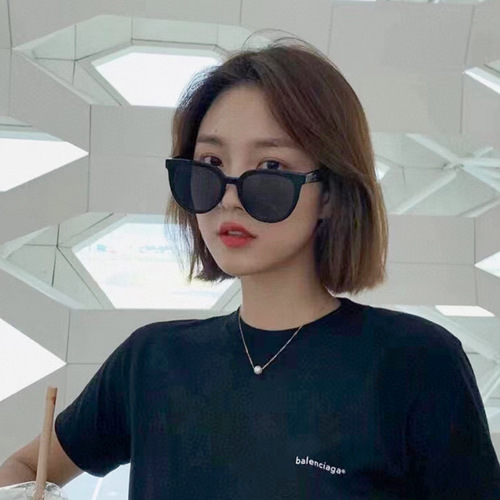 Brown Bean Tea Color Sunglasses for Women and Men, Large Face, Makes Face Look Smaller, UV Protection
