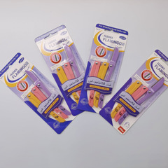 摺疊修眉刀刮眉刀三支裝不鏽鋼刀片紋繡美眉刮毛刀手動可定製批發