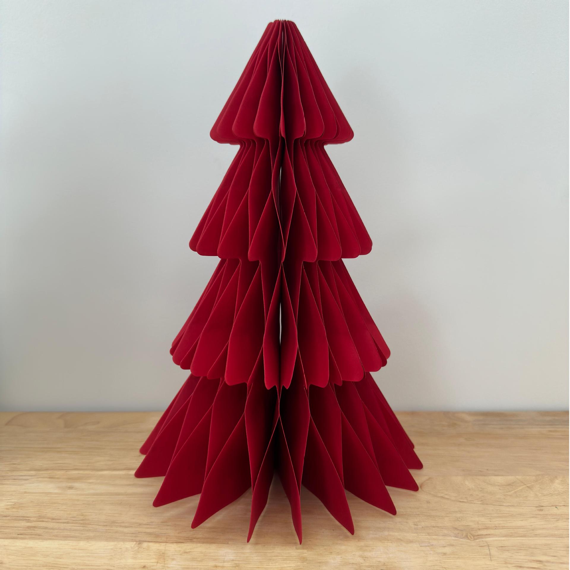 Decoraciones navideñas, adornos de bolas de nido de abeja para decoración navideña, mini árbol de Navidad para escritorio de guardería o centro comercial
