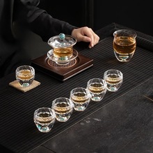 高档功夫茶具套装玻璃公杯分茶器创意公道杯耐高温透明家用茶杯