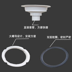 老式110不鏽鋼水槽廚房洗菜盆塑料下水器套裝下水管通用型配件