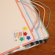 富尼教学写字板可擦写支架式儿童家用双面白板磁性挂式桌面小白板