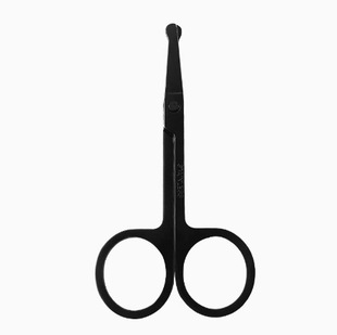 A Nose Hair Clipper Stainless Steel Trimmer Small Scissors Round Head Beard Trimmer Eyebrow Scissors