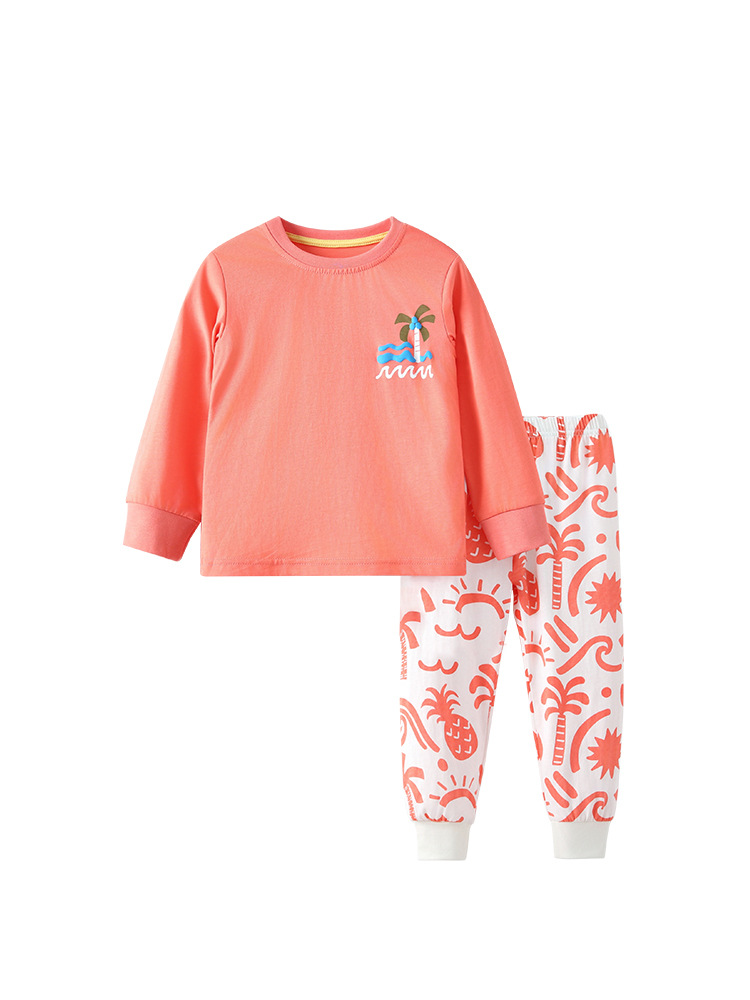 Malwee transfronterizo ropa de hogar infantil otoño invierno nuevo estilo europeo y americano para niños de mediana edad ocio chaqueta de otoño pantalón conjunto de aire extranjero