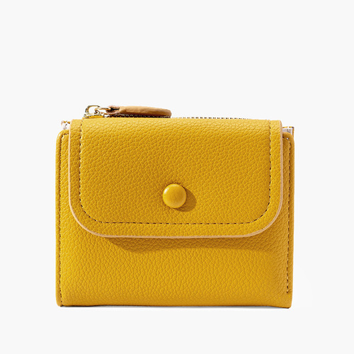 Baisiou women's new wallet card holder short small handbag multi-functional coin purse Korean version wallet women