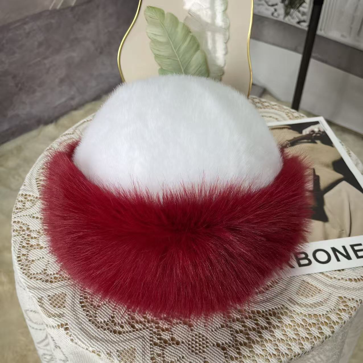 Sombrero Mongol de Piel Sintética para Mujer, Térmico, para Otoño e Invierno image 22