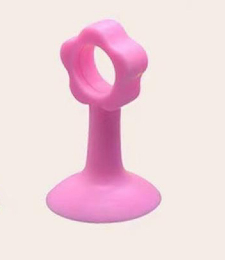 ドアハンドルドアストッパー、パンチフリー、新しいトイレドア、バスルームドアストッパー、マルチカラーシリコンウィンドウサイレントドアストッパー|undefined