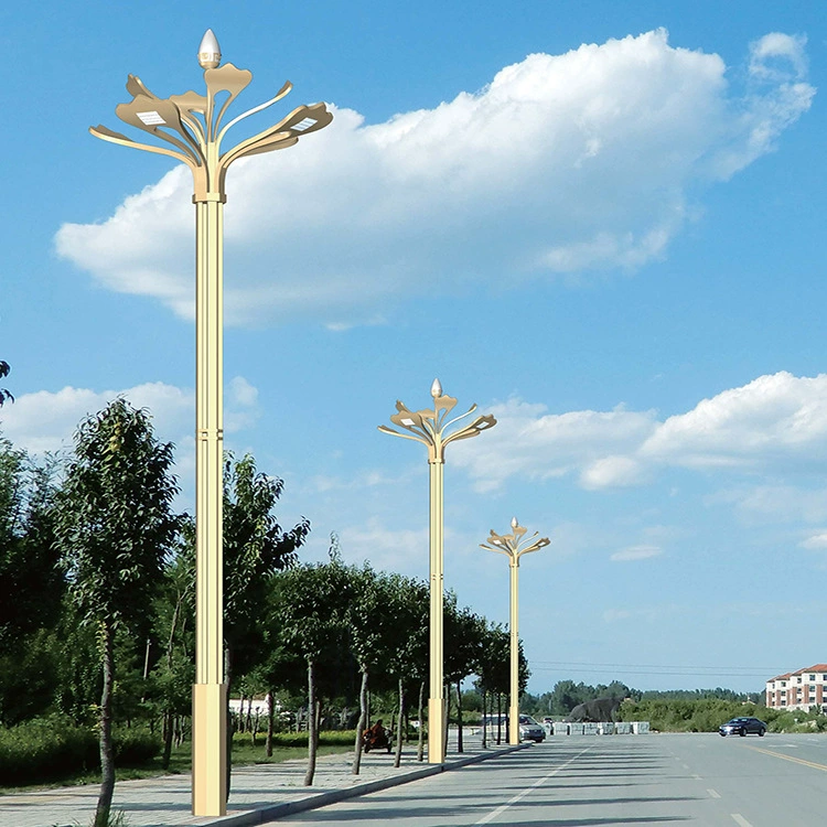 Municipal road landscape lighting Chinese lanterns 8 10 meter street lamps Eight-pointed nine-fire municipal square Chinese landscape lanterns