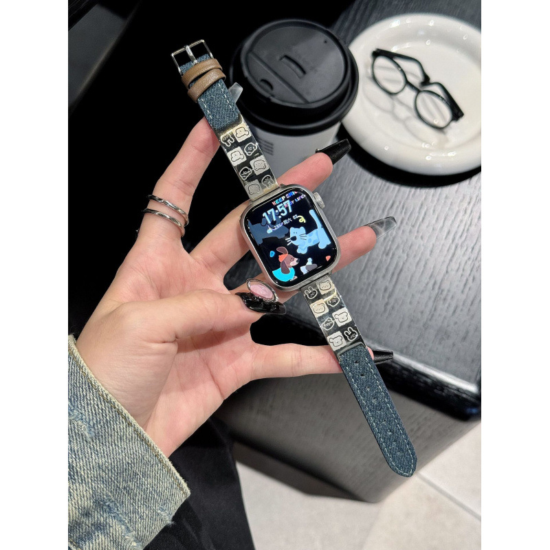 Vải bò xanh lam đậm / 38/40/41/(thế hệ 10 42mm) thông dụng