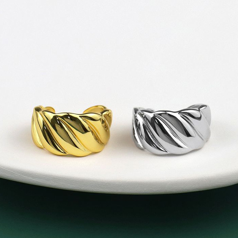 Korean fashion texture wide face ringsimple index finger ring wholesalepicture16