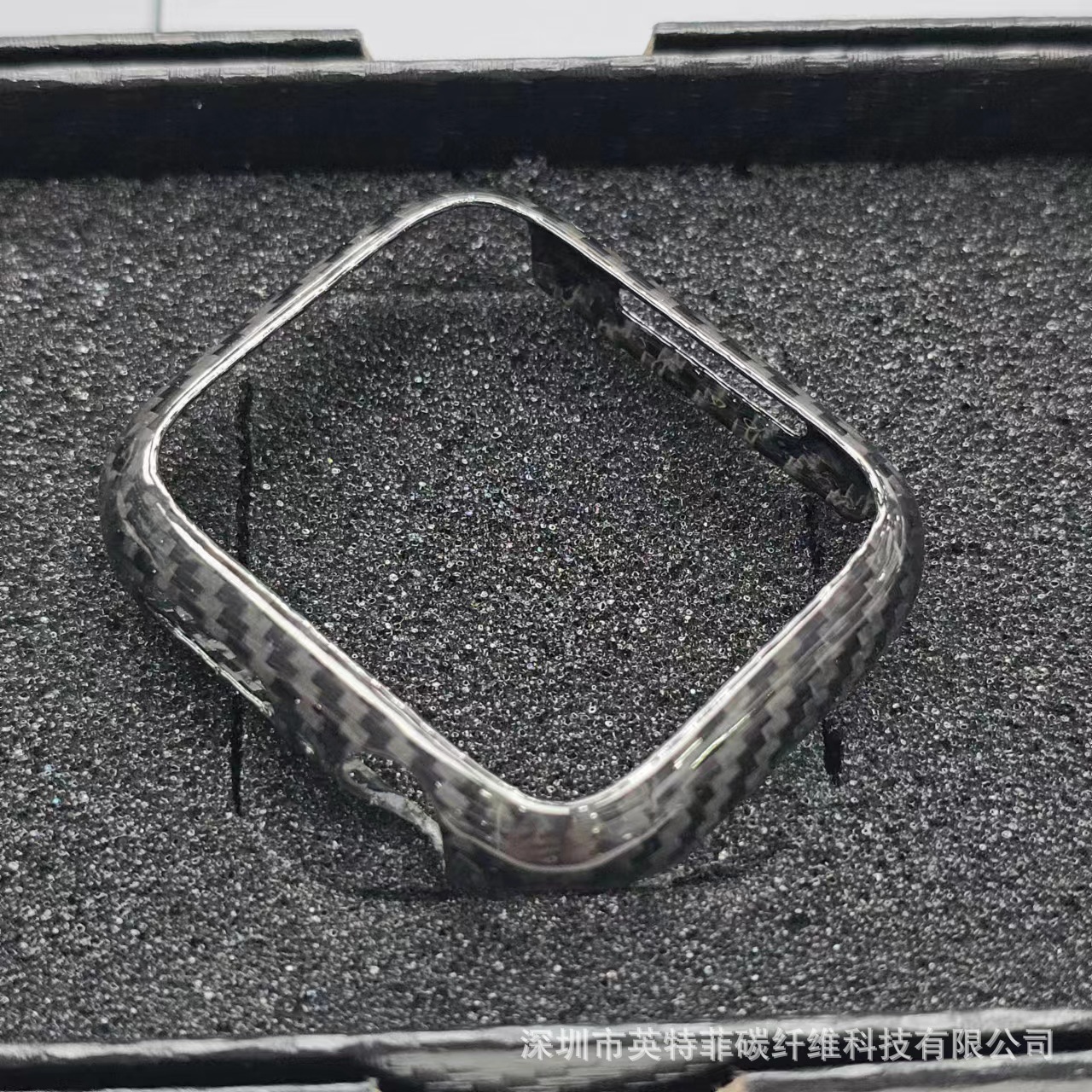 Aplicable a iWatch Apple Series8 reloj caso S7 ultra-Delgado 6 esmerilado S8 fibra de carbono 49 fibra de carbono aramida 45