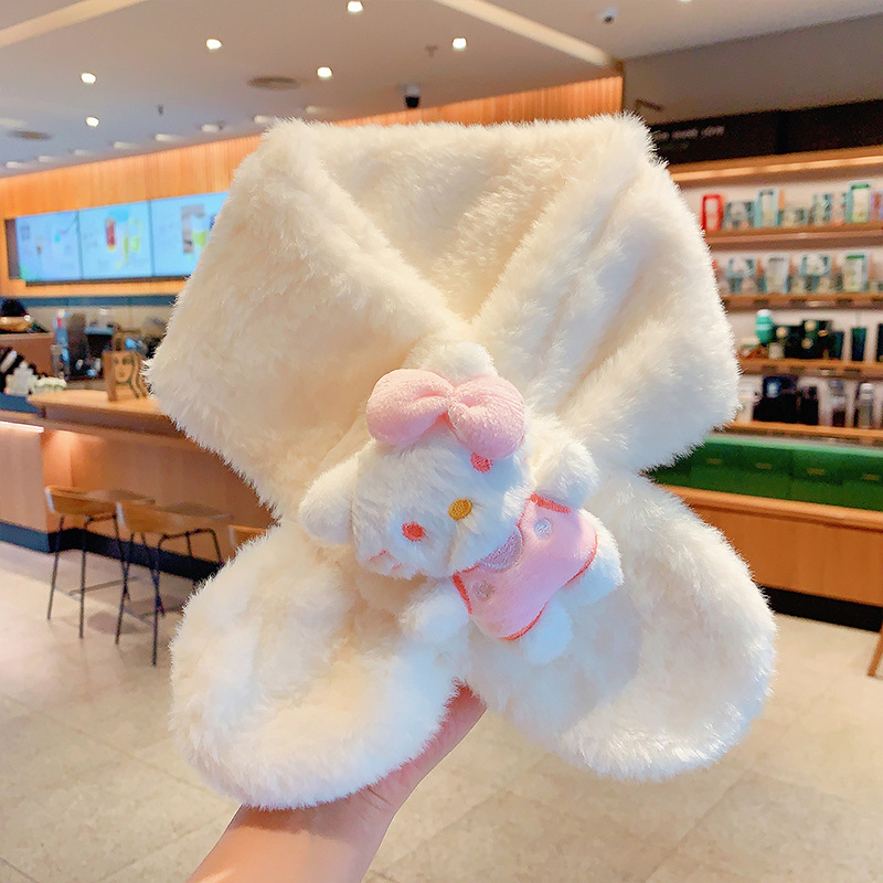 분홍색과 흰색 고양이