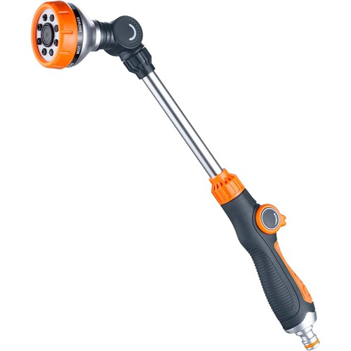 Garden long pole water gun nozzle multifunctional household irrigation spray gun agriculture garden car wash gardening flower watering shower head