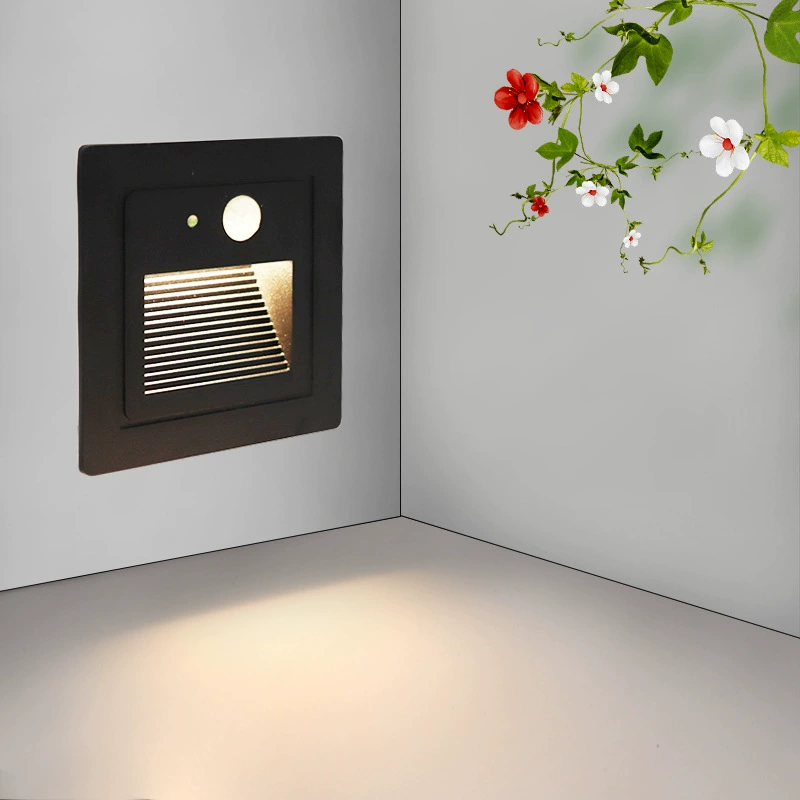 Открытый ноги свет 86 встроенный вход человеческого тела Автоматическая Индукционная лестница проход коридор Плинтус СВЕТОДИОДНЫЙ ночник