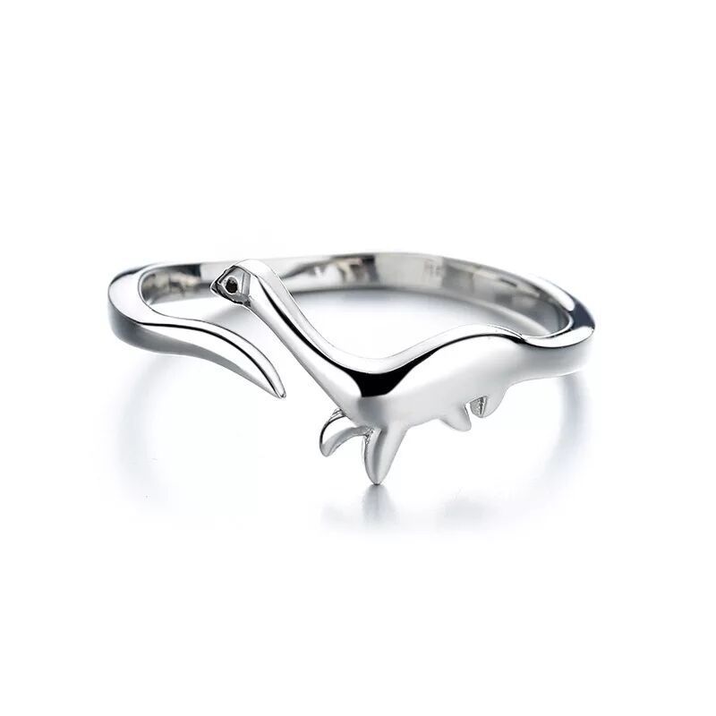 Daily Occasion Alloy Material Retro Dinosaur Alloy Plating Metal Unisex Open Ring