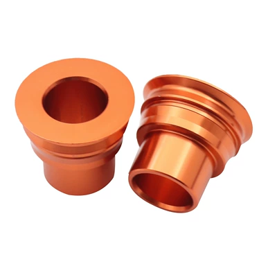 for KTM EXC SX EXCF — Motorcycle wheel hub - orange-rear-spacer-sleeve