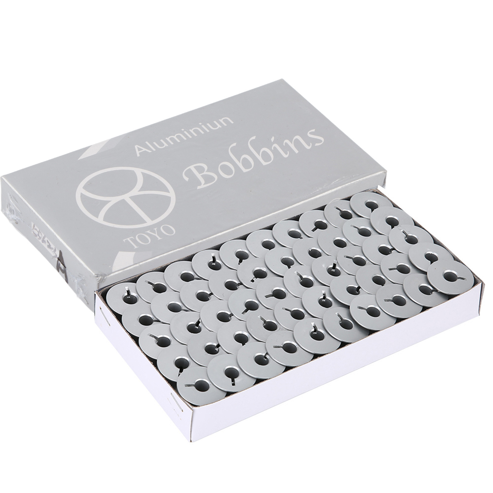 工业缝纫机梭芯 55623A 平车氧化开槽白色铝梭芯  开槽梭芯