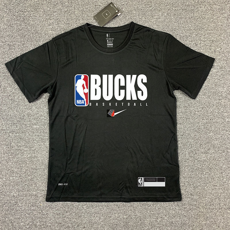 Nike Milwaukee Bucks Shooting Shirt Black