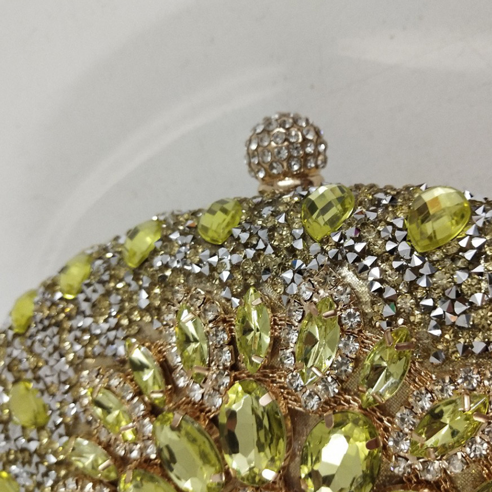 Pochette con strass per donna elegante borsa da sera gioiello_voghion.com