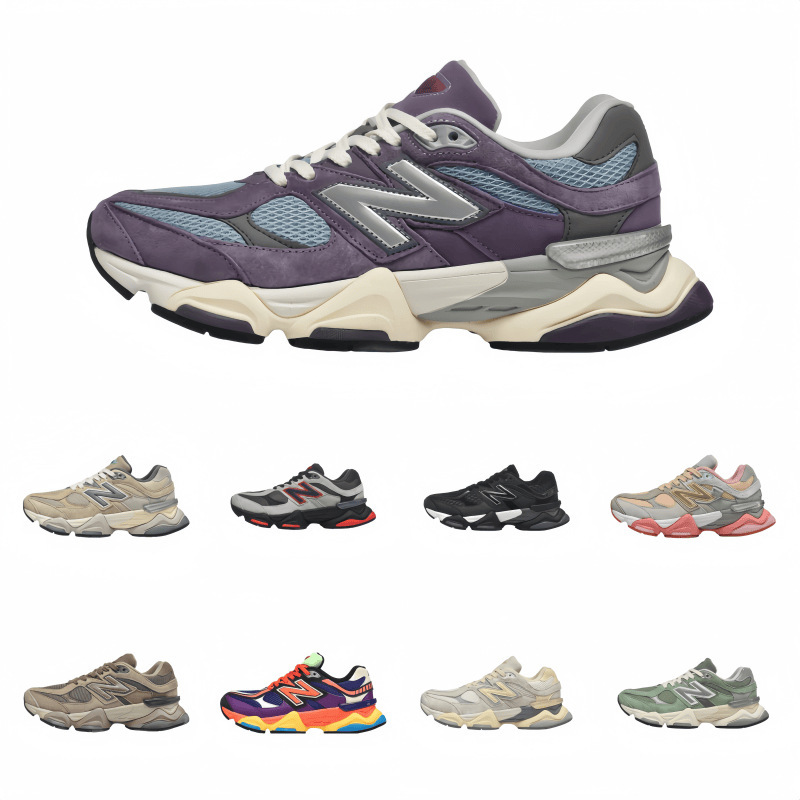 Putian Shoes New Balance Nb9060 Pure Original Millennium Baby Elephant Hoof Men's and Women's Thick-Soled Height-Increasing Dad Shoes Running Shoes Export