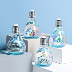 Mediterranean Style Ocean Animal Bulb Flash Ornament Creative Micro Landscape Home Gift for Students
