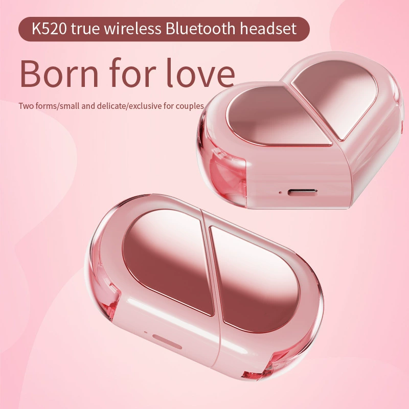 Креативная вращающаяся Bluetooth-гарнитура K520 Love TWS 5,3 Беспроводная гарнитура деформации гарнитуры
