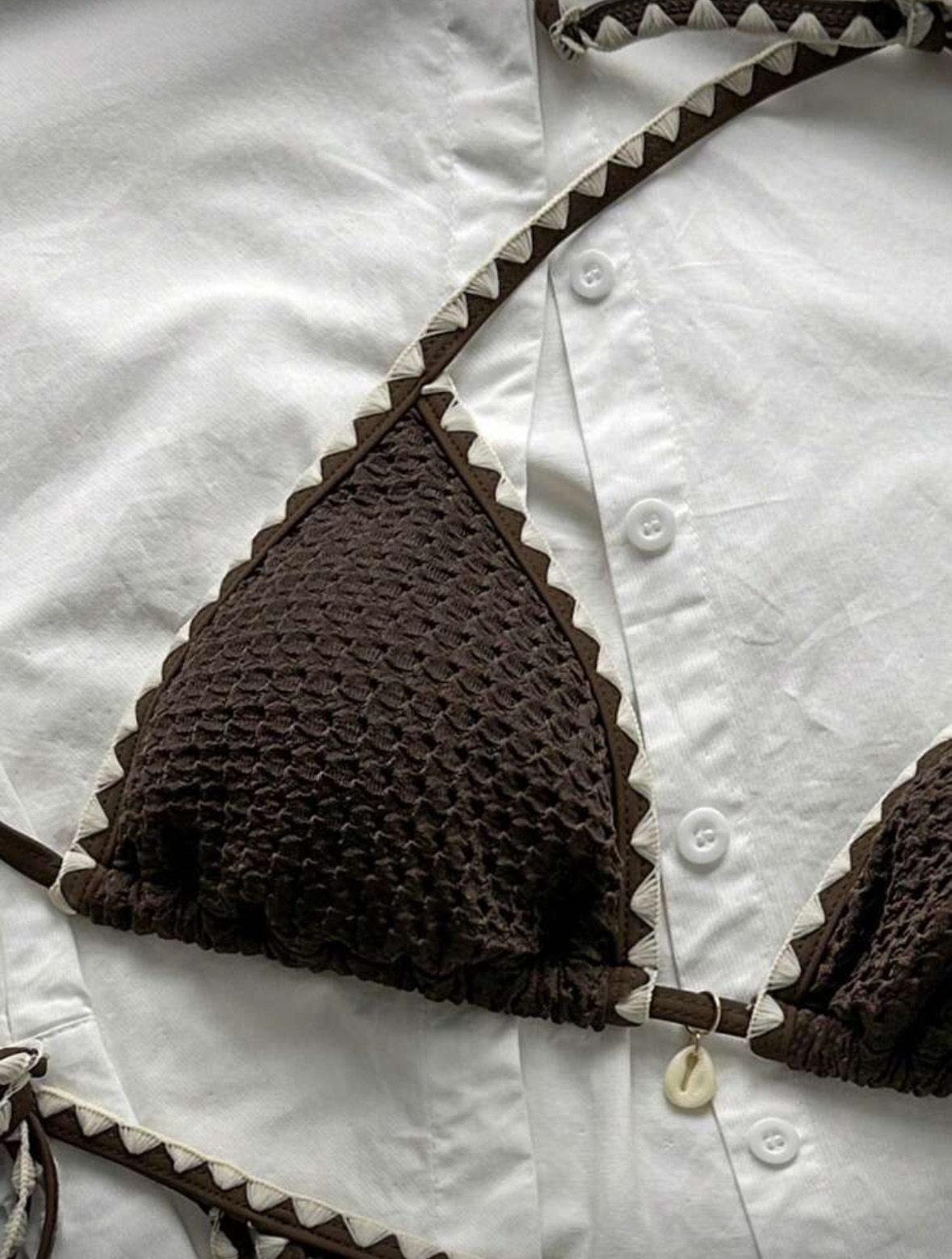 Set bikini donna sexy allacciato al collo due pezzi mare_voghion.com