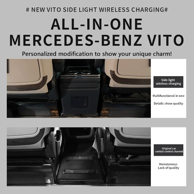 Vito 119/116 Modification Parts — Armrest box