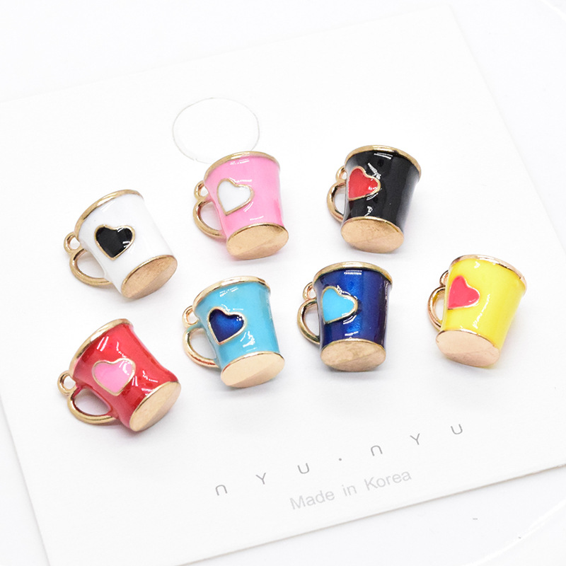 10 Pieces Alloy Color Block Pendant display picture 1