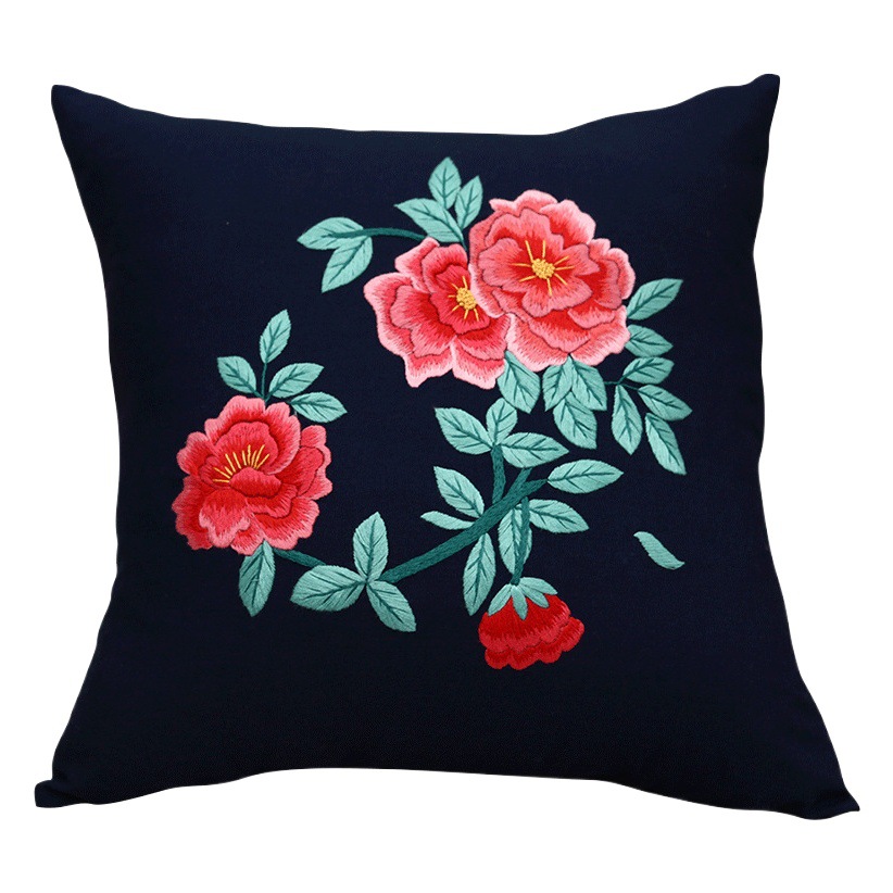 Principios de la primavera nuevo bordado tridimensional hecho a mano DIY material almohada edredón cinta bordado Oficina sofá cojín del coche