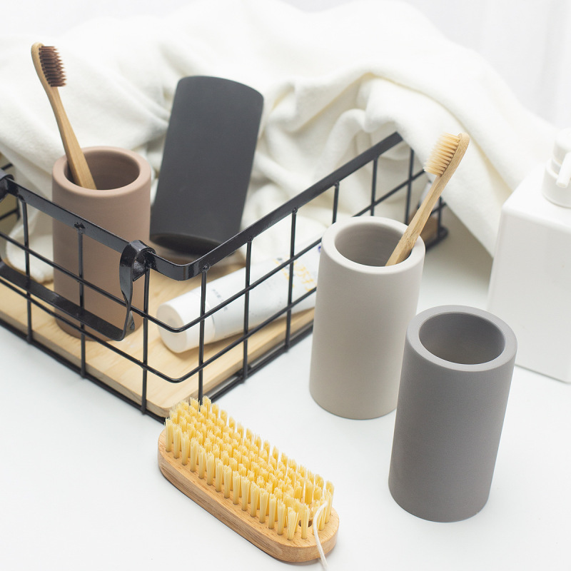 SOVO珪藻土歯ブラシホルダー家庭用和風歯ブラシカップ速吸収収納カップ歯ブラシホルダー|undefined