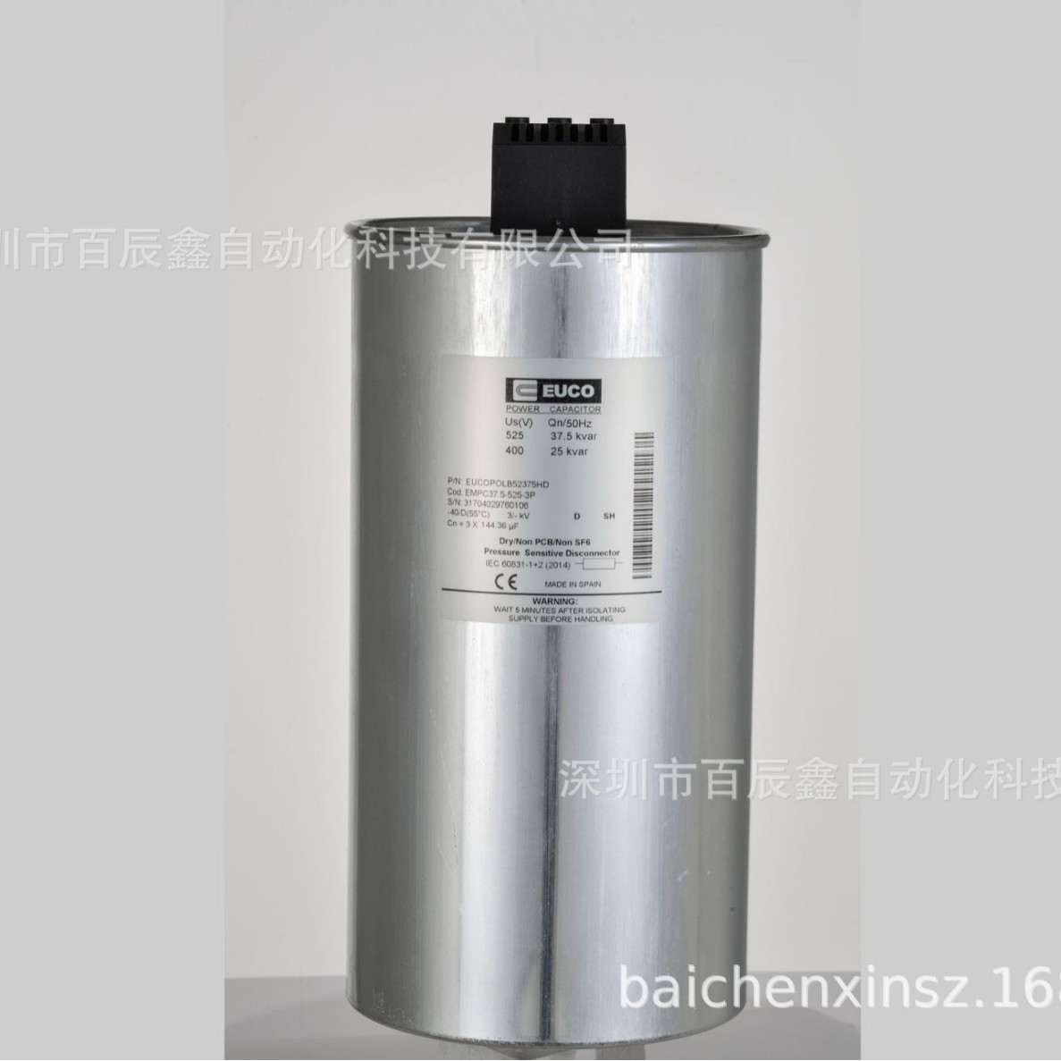 3E15-134/400 3E25-134/400 3E50-134/400原厂EUCO补偿电容器