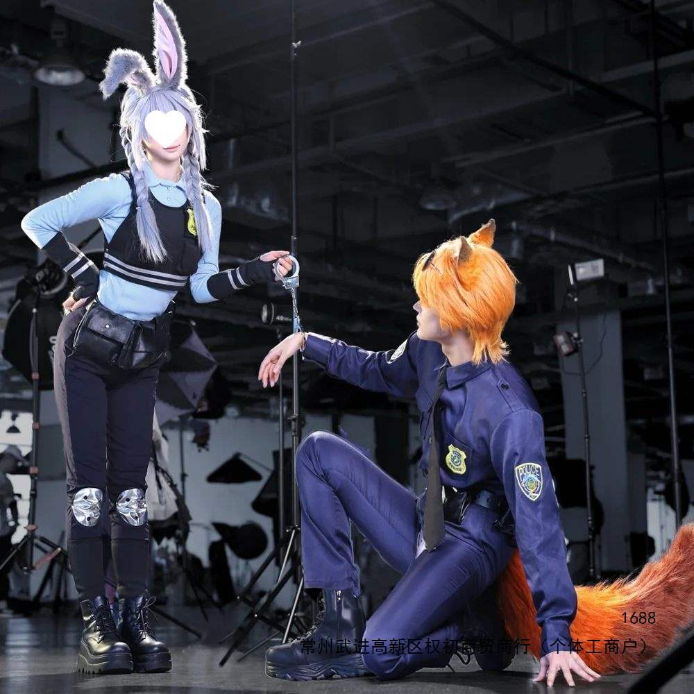 尼克狐狸cos服疯狂动物城兔子警官角色扮演二次元cosplay全套装c