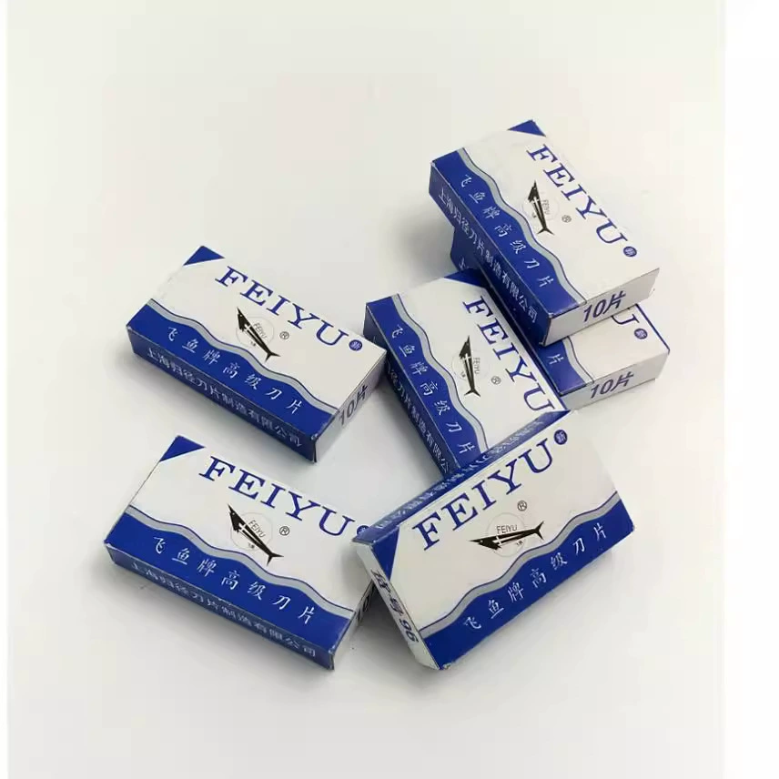 Лезвие Flying Fish двустороннее лезвие мужское лезвие бритвы старое лезвие бритвы