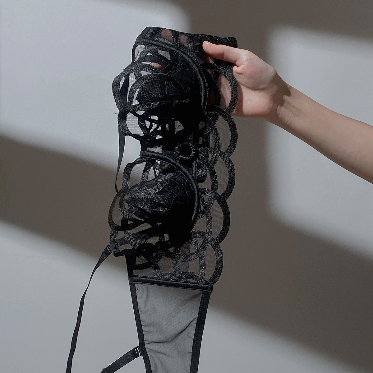 性感內衣女小胸顯大聚攏收副乳內衣法式薄棉兔耳朵蕾絲文胸胸罩