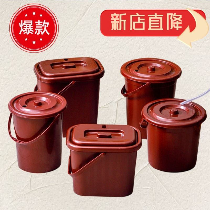 茶廃水バケツ、茶水分離バケツ、茶残りバケツ、蓋付きゴミバケツ、ティーテーブル、ティーセット、ティーテーブル、家庭用茶廃水バケツ|undefined