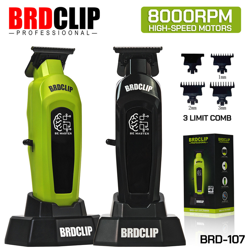 BRDCLIP BRD-107 クロスボーダー 8000 rpm プロのヘアサロン電気彫刻プッシュライトヘアサロンバリカン|undefined