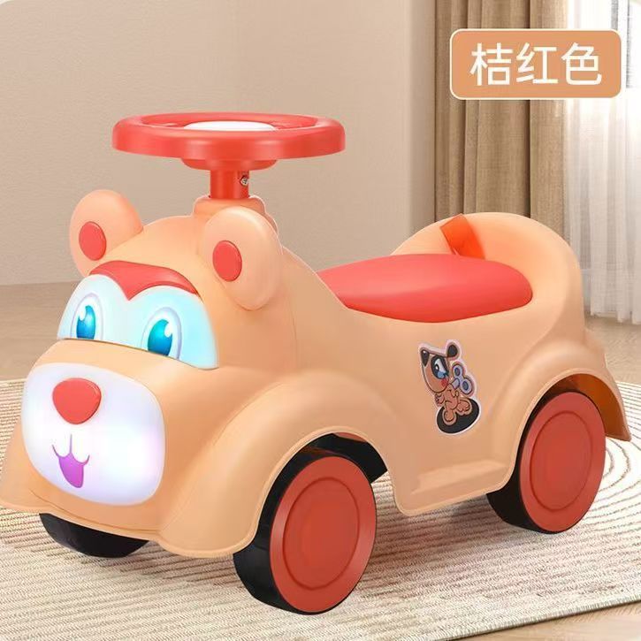 Patina infantil patina de equilibrio de cuatro ruedas patina de bebé no volcado patina de niños y niñas 1 - 3 años de edad