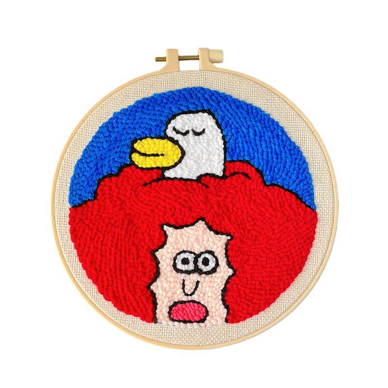 Набор материалов для детей младшего школьного возраста, вышитая подвеска, handmade, с вышивкой