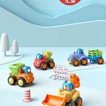 汇乐工程车 玩具小汽车挖掘机玩具车男孩套装 儿童婴儿宝宝挖土机