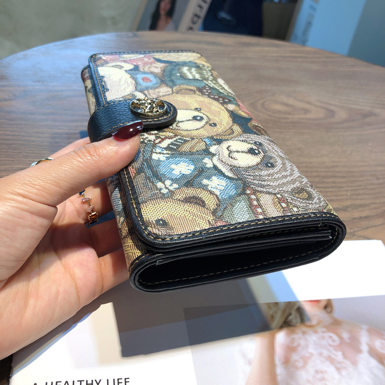 Dames lederen kaarthouder clutch portemonnee voor telefoon geld_voghion.com