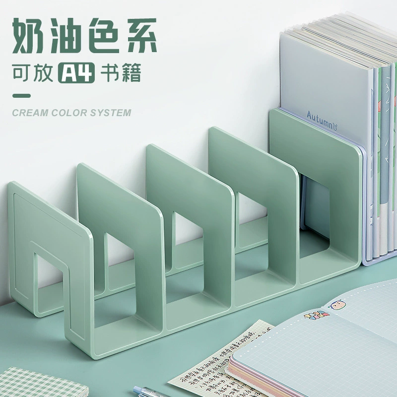 Книжная полка на рабочем столе Книжная подставка для студентов Книжная подставка для стола Разделитель прозрачная книжная коробка