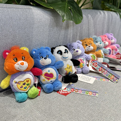 正規版care bears愛熊新作ペンダントぬいぐるみ子供誕生日プレゼントスター同モデル