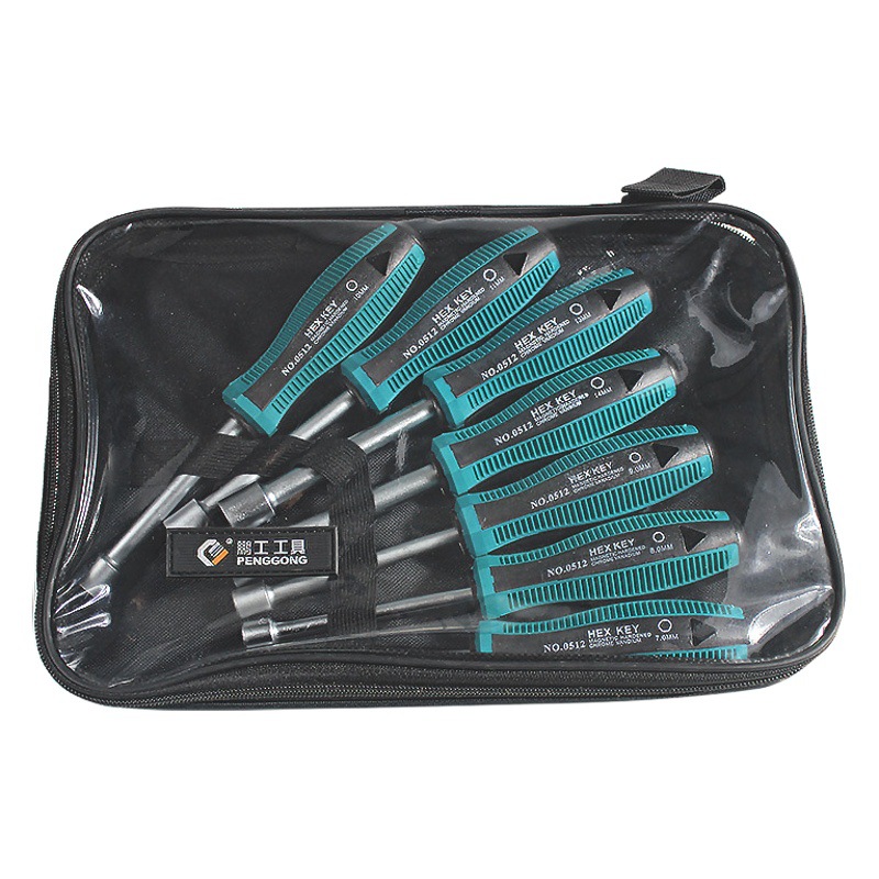Outer hexagonal socket screwdriver suit wholesale 6-angle socket screwdriver screwdriver 3-14mm hexagonal socket wrench
