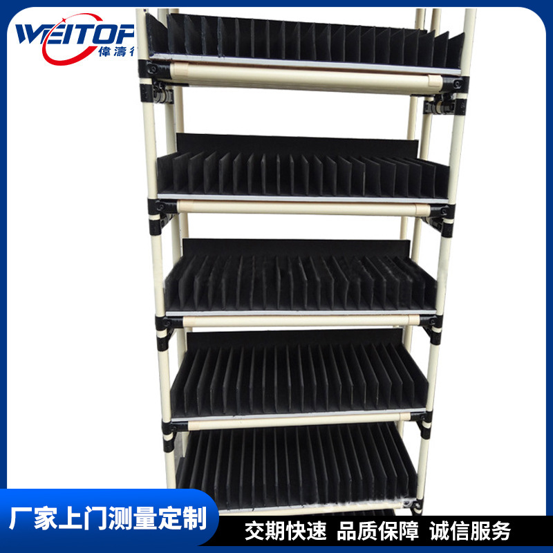 精益管老化架线棒老化车厂家可定物料转运架移动式电子车间老化架