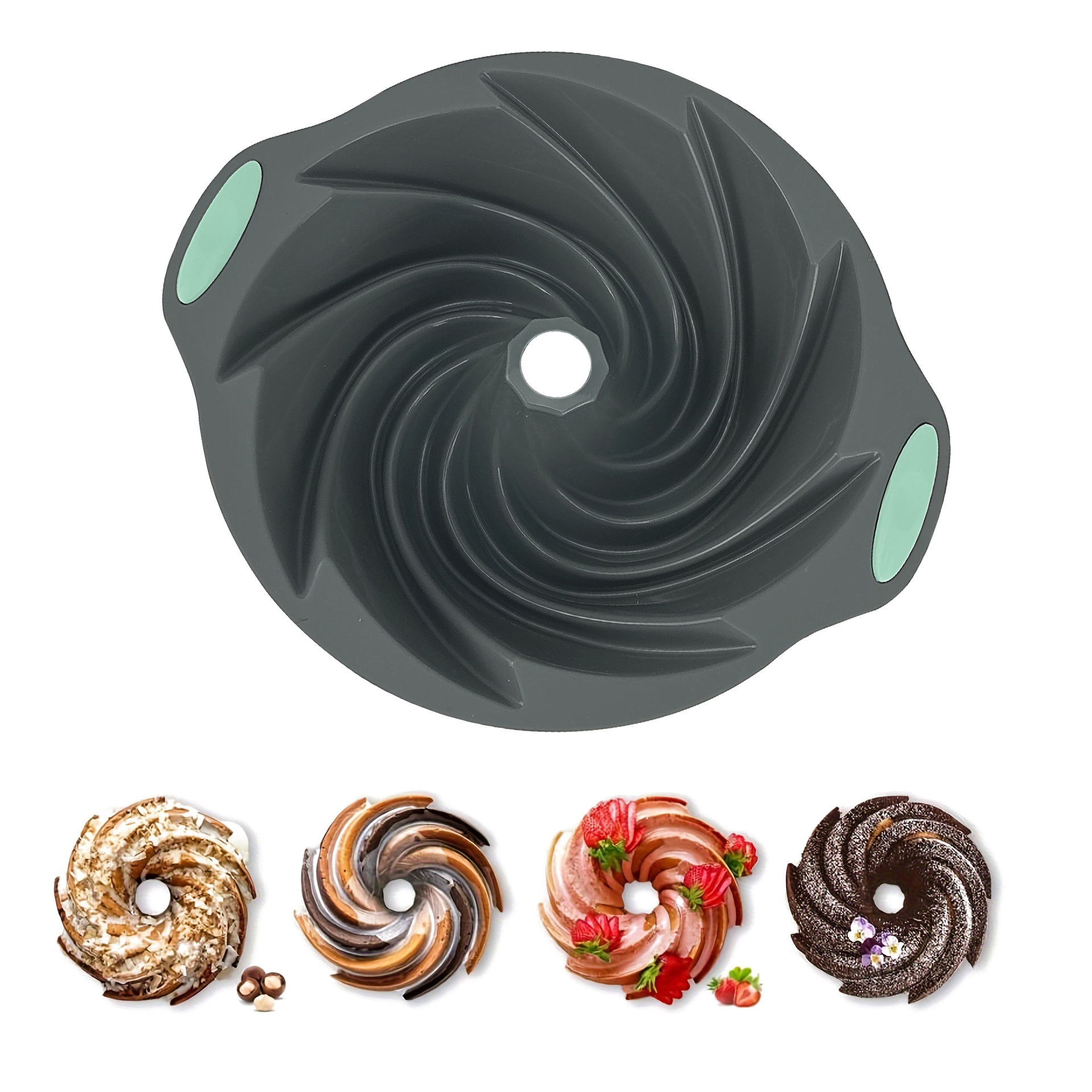 Juego de Moldes para Hornear de Silicona para Pastelería