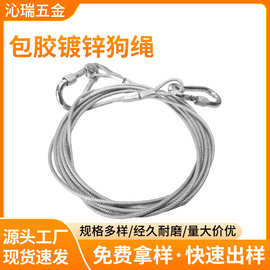 宠物牵引绳现货狗狗p链防爆冲狗链p绳训练大型犬专用绳钢丝遛狗绳