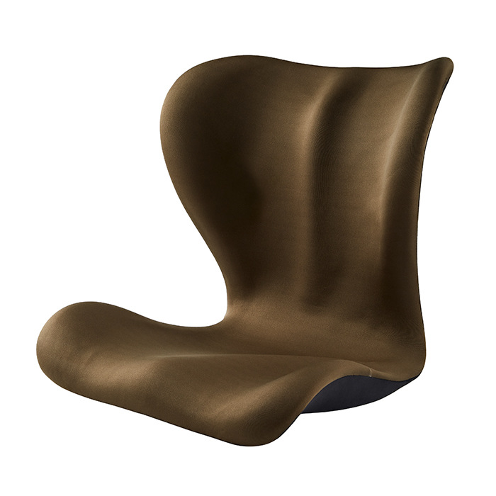 日本製花びら型腰痛対策クッション、姿勢矯正、美尻効果、オフィス用メモリーフォームクッション、背骨保護、猫背防止、長時間座っても疲れにくい神器