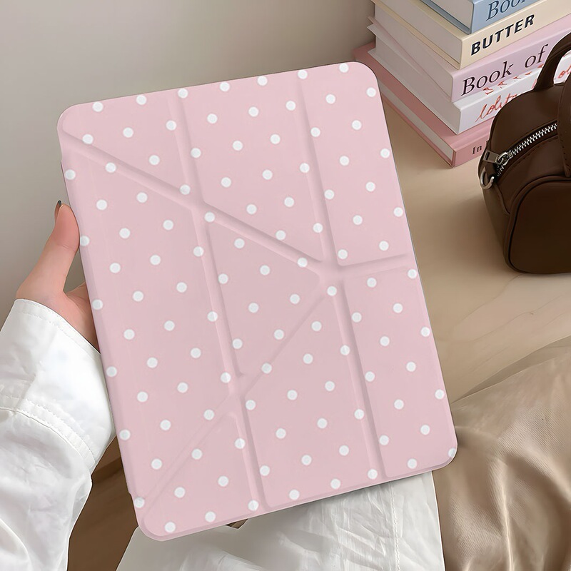 Polka Dot Key Apple Ipad7/8/9 Generation Pro 11inch A16 Protective Case Mini7 Tablet Air6/5 Protective Case Polka Dot Key Apple Ipad7/8/9 Generation Pro 11inch A16 Protective Case Mini7 Tablet Air6/5 Protective Case