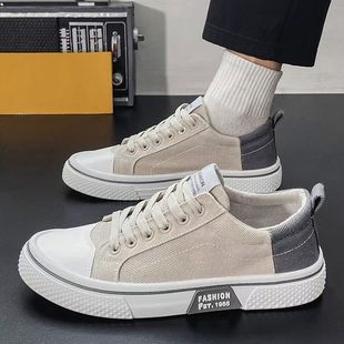 Classic Canvas Shoes Men's Summer Men's Shoes New Breathable All-match Non-slip Wear-resistant 2025 Popular Casual Shoes Shoes